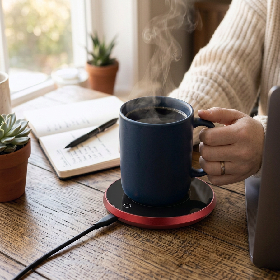 Hand Holding Mug - Office